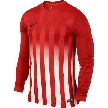 Nike Pelipaita Striped Division II L/S Punainen/Valkoinen Lapset