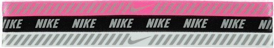 Nike Printed Hazard Stripe Headband 3pk