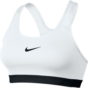 Nike Pro Classic Padded Urheilurintaliivit Valkoinen/Musta Naiset