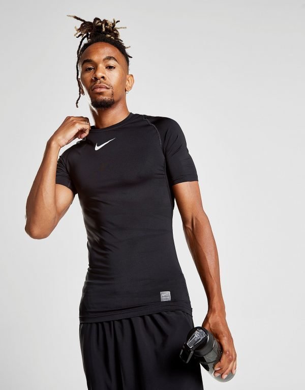 Nike Pro Compression T-Paita Musta