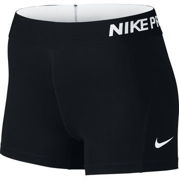 Nike Pro Cool 3" Trikoot Musta Naiset