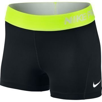 Nike Pro Cool 3" Trikoot Musta/Neon