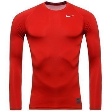 Nike Pro Cool Compression L/S Punainen