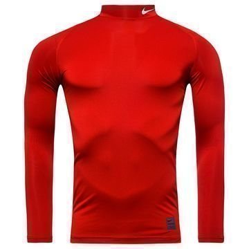 Nike Pro Cool Compression Mock L/S Punainen