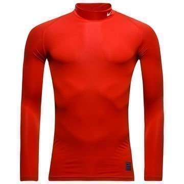 Nike Pro Cool Compression Mock L/S Punainen