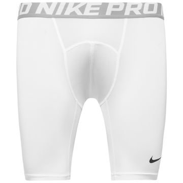 Nike Pro Cool Compression Trikoot 6" Valkoinen/Hopea