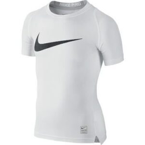 Nike Pro Cool HBR Compression S/S Valkoinen Lapset