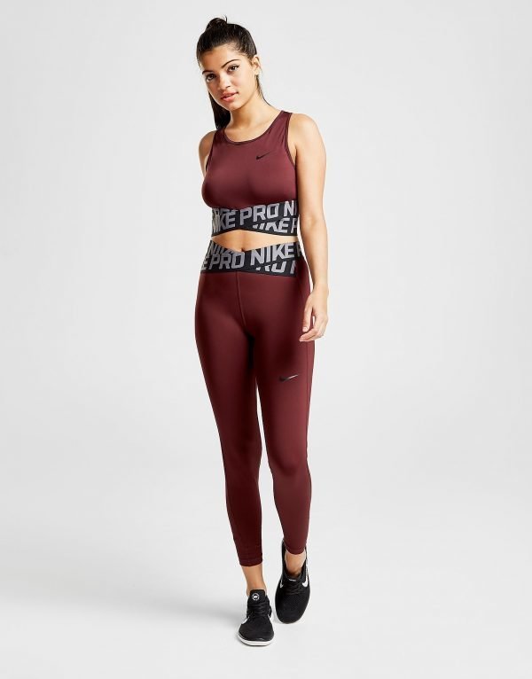 Nike Pro Cross Over Training Tights Burgundy