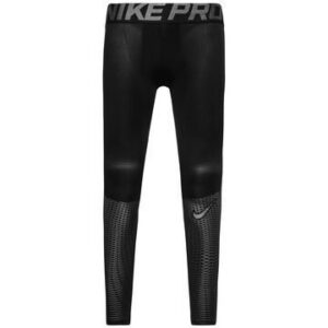 Nike Pro Hypercool Max Tights Musta/Hopea Lapset