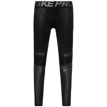 Nike Pro Hypercool Max Tights Musta/Hopea Lapset