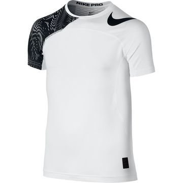 Nike Pro Hypercool Top AOP Valkoinen/Musta Lapset