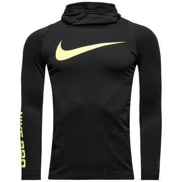 Nike Pro Hyperwarm Huppari Musta/Neon Lapset