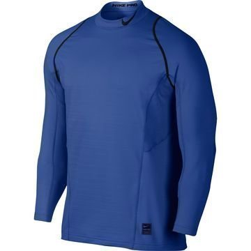 Nike Pro Hyperwarm L/S Mock Sininen