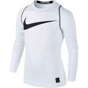 Nike Pro Hyperwarm Top Valkoinen/Musta Lapset