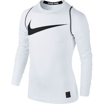 Nike Pro Hyperwarm Top Valkoinen/Musta Lapset