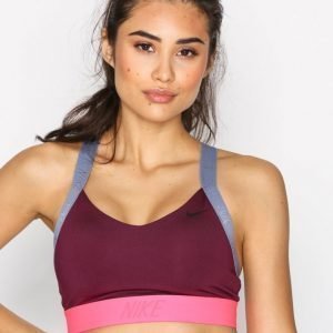 Nike Pro Indy Logo Back Bra Urheiluliivit Kevyt Tuki Bordeaux