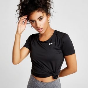 Nike Pro Short Sleeve Training Top Musta