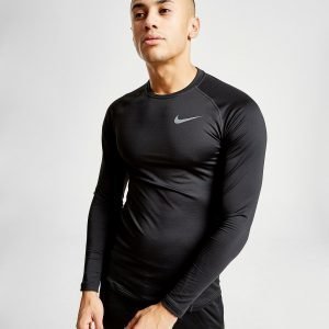 Nike Pro Therma Long Sleeve T-Paita Musta