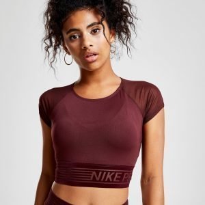 Nike Pro Training Deluxe Crop Top Punainen