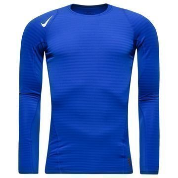 Nike Pro Warm Compression Crew Sininen