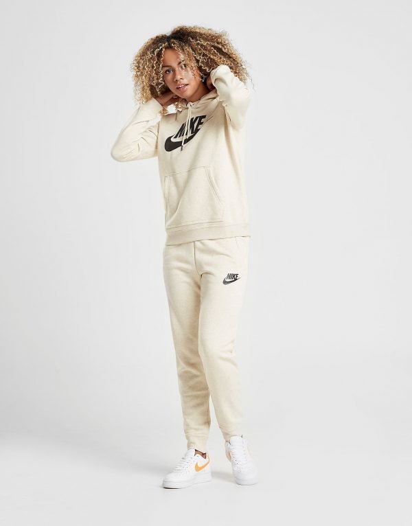 Nike Rally Fleece Track Pants Beige