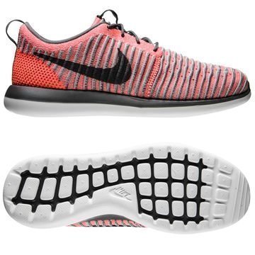 Nike Roshe Two Flyknit Pinkki/Harmaa/Valkoinen Lapset