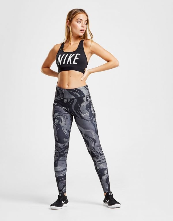 Nike Running Essential Print Leggings Musta