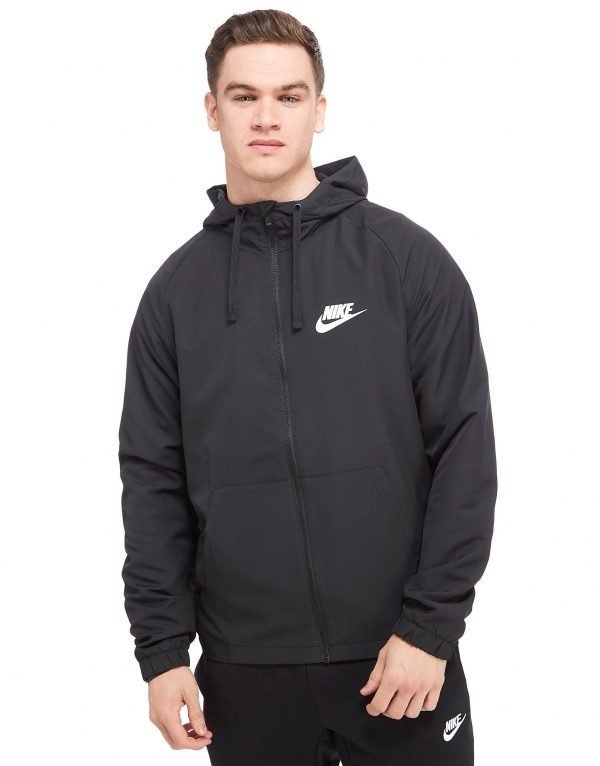 Nike Shut Out 2 Woven Hoodie Musta