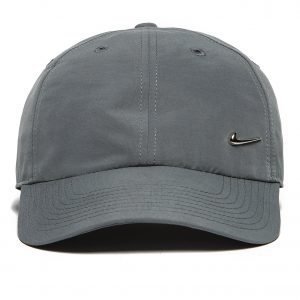 Nike Side Swoosh Lippis Charcoal Grey / Metallic Silver