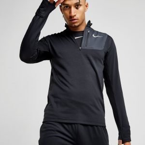 Nike Sphere Element 1/2 Zip Running Top Musta