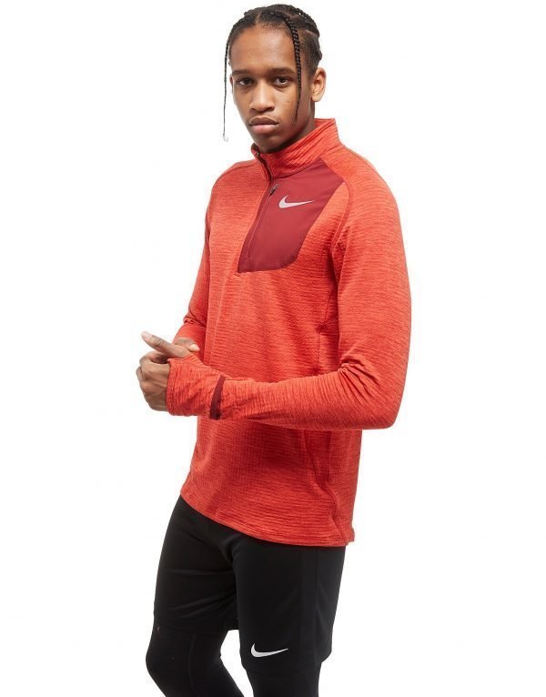 Nike Sphere Element 1/2 Zip Running Top Punainen