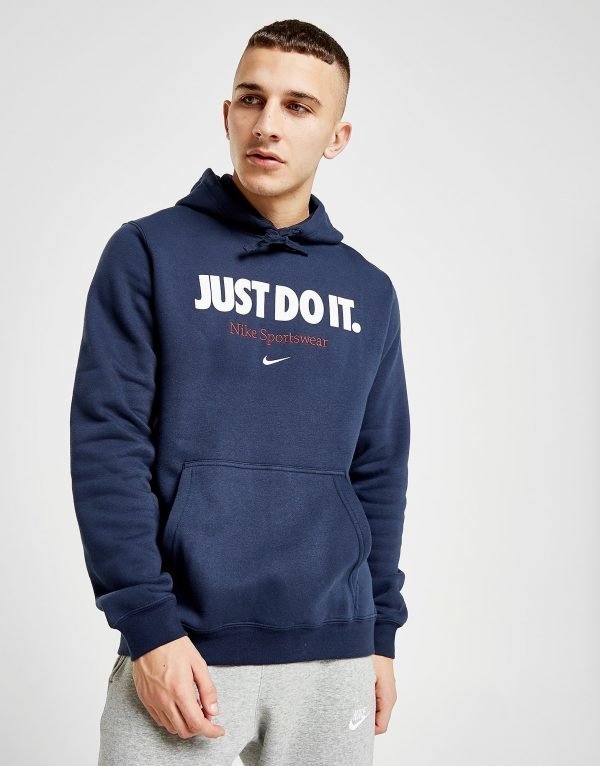 Nike Sportswear Just Do It Hoodie Sininen