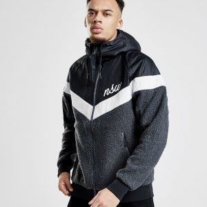 Nike Sportswear Sherpa Windrunner Jacket Musta