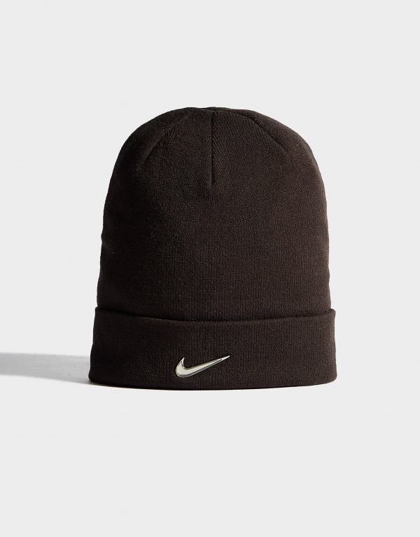 Nike Swoosh Beanie Hat Musta
