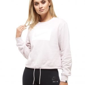 Nike Swoosh Box Cropped Crew Sweatshirt Vaaleanpunainen