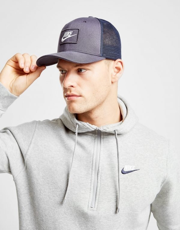 Nike Swoosh Trucker Lippis Harmaa