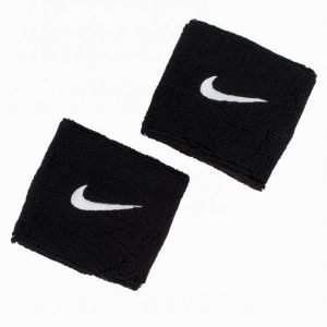 Nike Swoosh Wristband Hikinauha Musta / Valkoinen