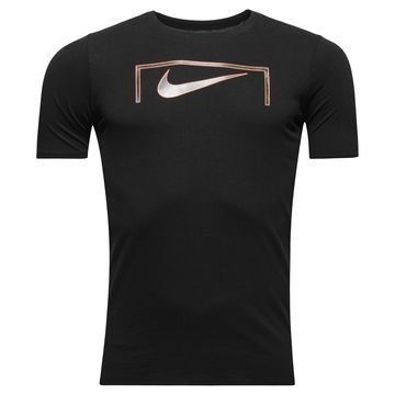 Nike T-paita Swoosh Goal Musta Lapset