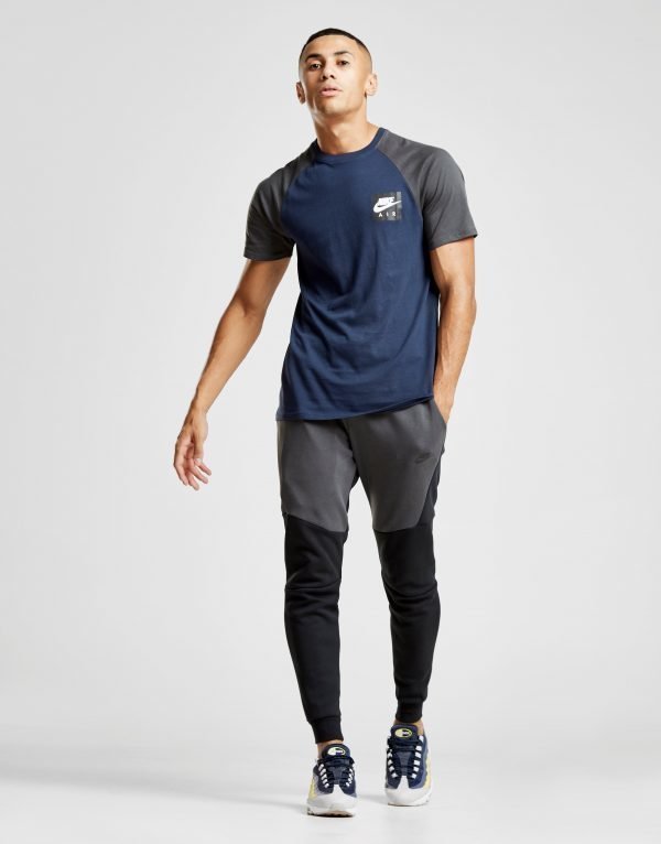 Nike Tech Fleece Colour Block Track Pants Musta