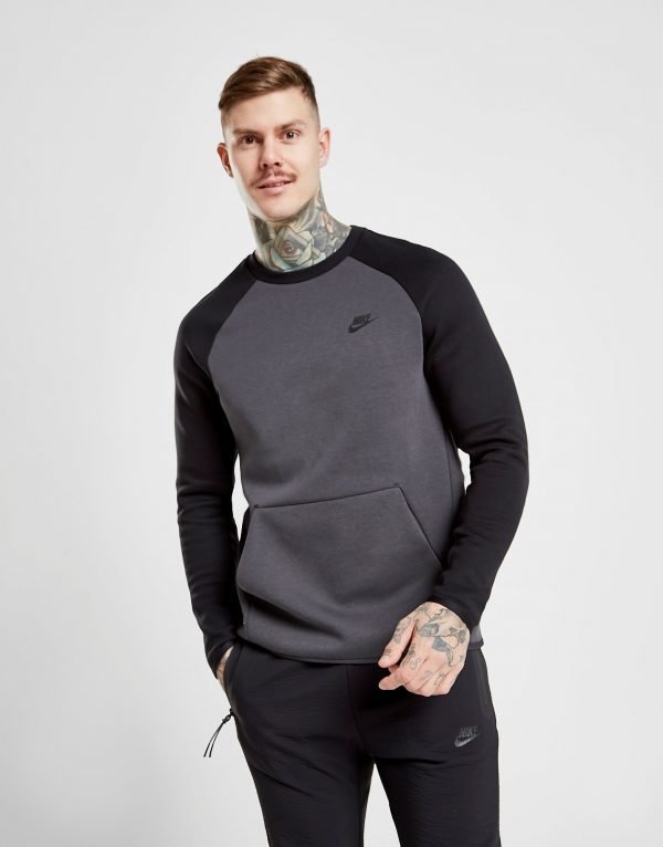 Nike Tech Fleece Crew Paita Harmaa