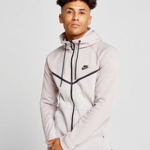 Nike Tech Fleece Windrunner Full Zip Hoodie Vaaleanpunainen