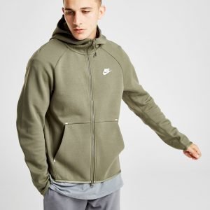 Nike Tech Full Zip Huppari Vihreä