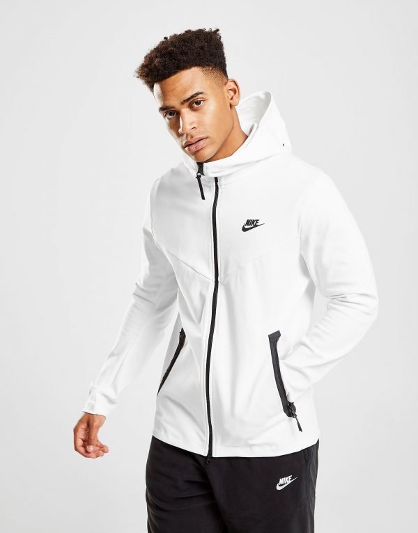 Nike Tech Ponte Full Zip Huppari Valkoinen