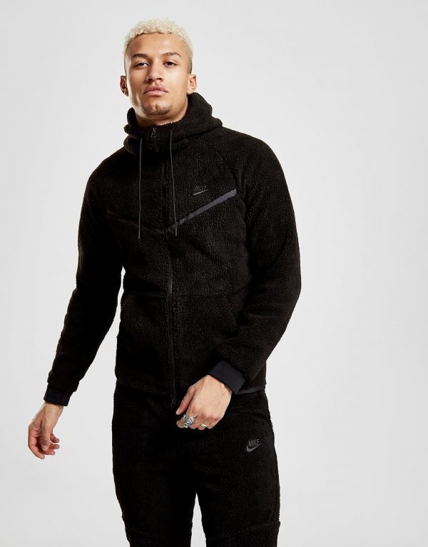 Nike Tech Windrunner Sherpa Huppari Musta