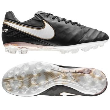 Nike Tiempo Legend 6 AG Musta/Valkoinen/Kulta