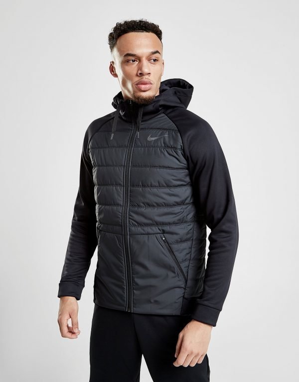 Nike Training Hybrid Full Zip Huppari Musta