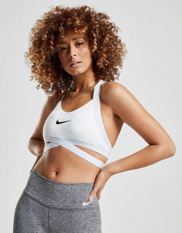 Nike Training Indy Logo Bra Valkoinen