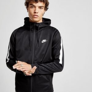 Nike Tribute Full Zip Poly Hoodie Musta