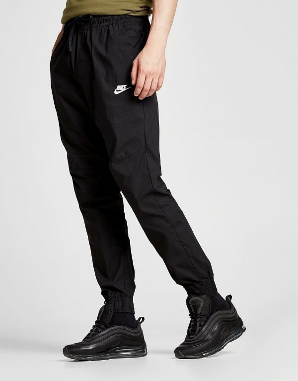 Nike Twill Cuffed Track Pants Musta