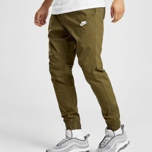 Nike Twill Cuffed Track Pants Olive / Olive